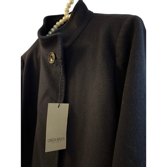 Cinzia Rocca Wool & Cashmere Coat NEW NWT sz12 - Picture 9 of 16